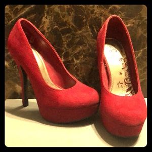 Red high heels